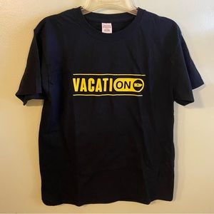 Puerto Rico Vacations ON Black T-shirt Size L Del Pueblo